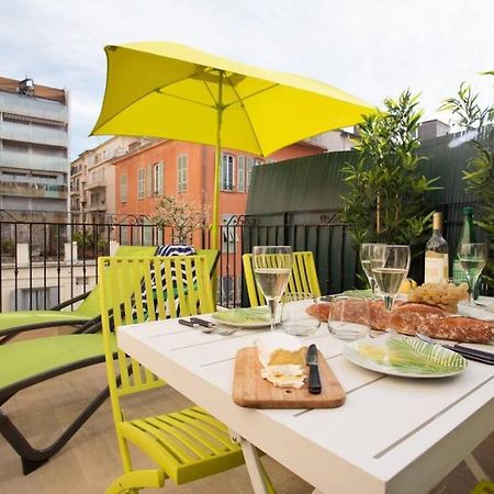 شقة F2 Terrasse, Moderne, Hyper Centre, Clim, Ascenseur- Dubouchage نيس المظهر الخارجي الصورة