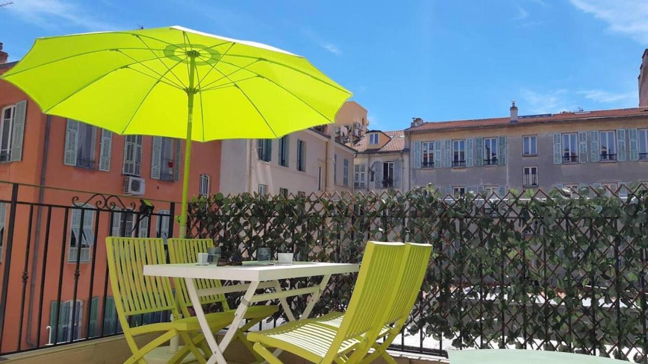 شقة F2 Terrasse, Moderne, Hyper Centre, Clim, Ascenseur- Dubouchage نيس المظهر الخارجي الصورة